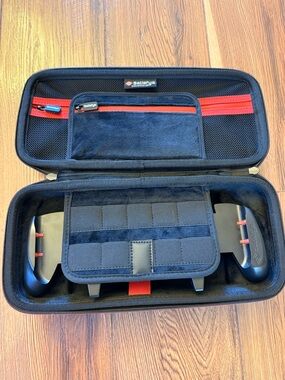 Satisfye Black Switch Grip Case with Red Accents